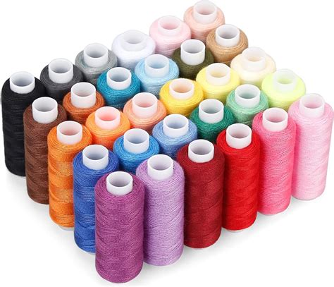Keimixjia 72pcs Sewing Thread Kits 36 Colors Polyester