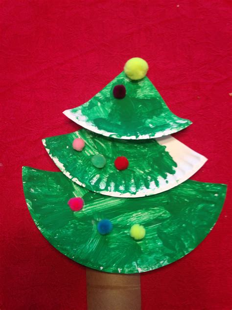 Paper Plate Christmas Tree Christmas Crafts For Kids Christmas