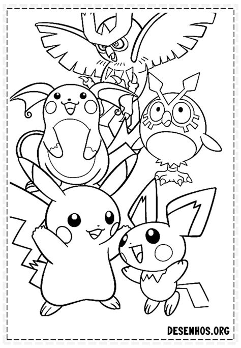 Total Imagem Desenhos Do Pokemon Para Colorir Br Thptnganamst Edu Vn