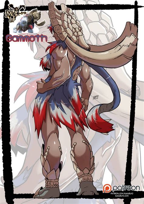 Gammoth Monster Girl By Kukuruyoart Monster Girl Monster Hunter Monster