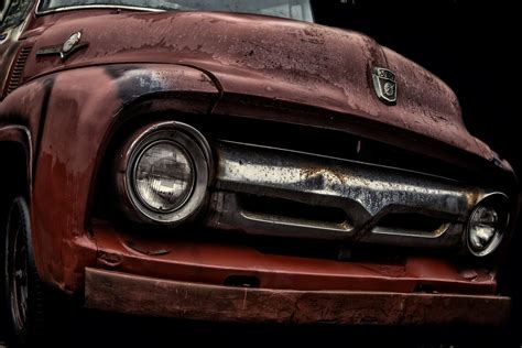 Car 1956 Ford F 100 Free Stock Photo Public Domain Pictures