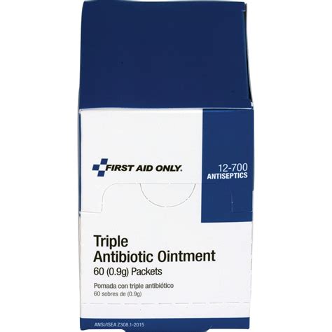 First Aid Only Triple Antibiotic Ointment Packets First Aid Kits