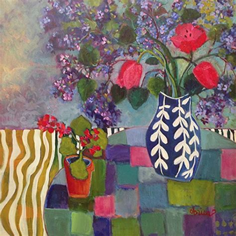 Annie Obrien Gonzales Contemporary Expressionist Bold Still Life