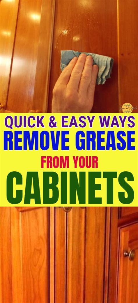 Find out how to use these handy products to remove grease stains here. How To Remove Grease From Wood Cabinets Without Damage ...