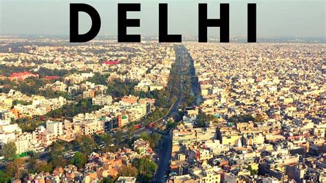 Delhi City India Aerial View By Drone Footage 2022 Youtube