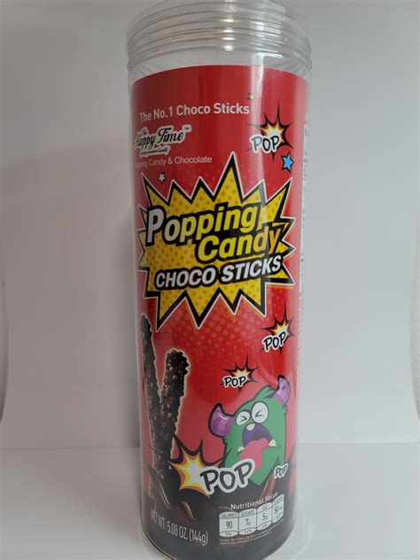 “the Happy Time” Choco Sticks Popping Candy 19oz X 8sticksbox X