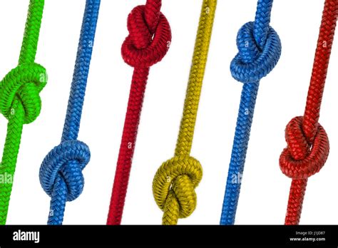 Ropes With Knots Hi Res Stock Photography And Images Alamy