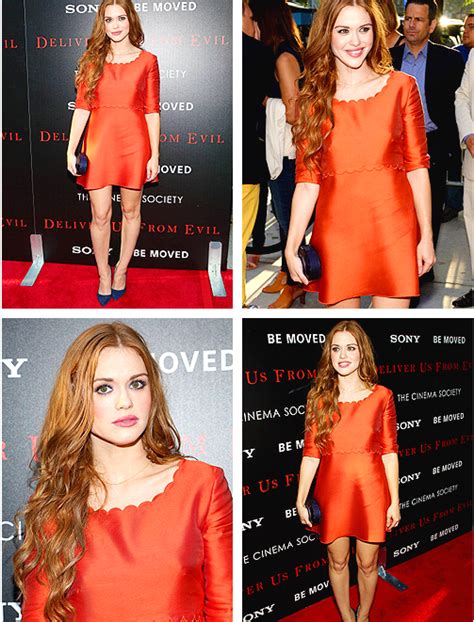 actress holland roden attends the ‘deliver us from evil screening at sva theater on june 24