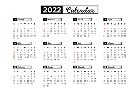 Calendario Por Semanas 2022 2022 Spain