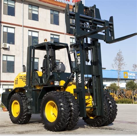 10 Ton Off Road Forklift Xcpcy100 China Off Road Forklift And 10