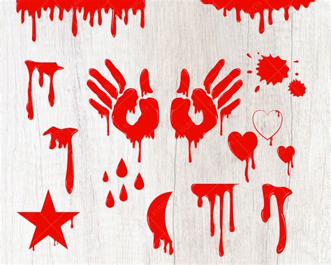 Blood Drips Svg Font Drips Svg Bloody Hand Svg Dripping Etsy Images