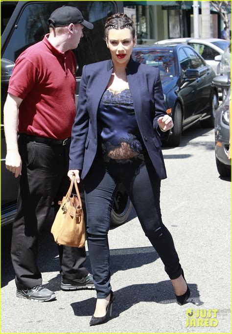 Kim Kardashian Bares Pregnant Baby Bump In Belly Shirt Photo 2852861
