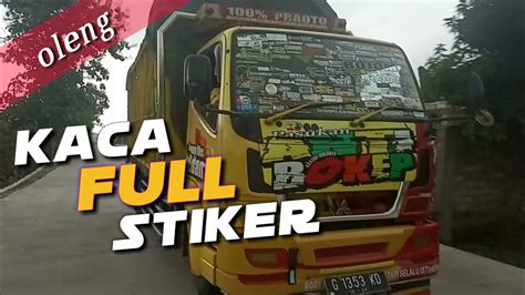 Truk anti bokep oleng kaca full stiker #CCTV sedulur kabeh ...