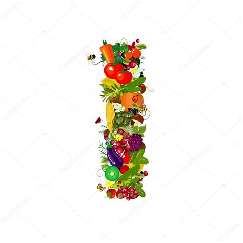 Fruta Com Letra I