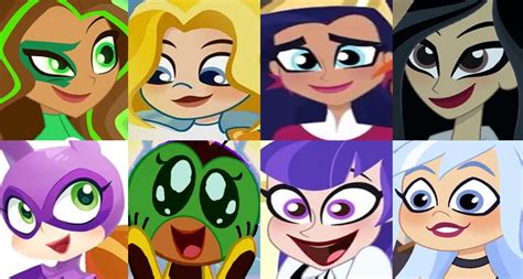 Dc Superheros Girls With 8 Girls By Cocobandicoot31 On Deviantart