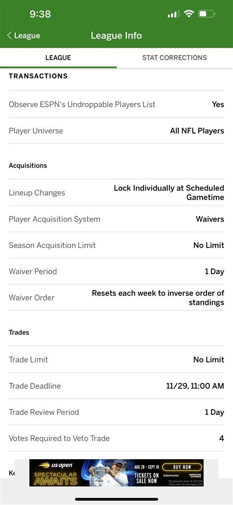 Rolling waiver setup : r/SleeperApp