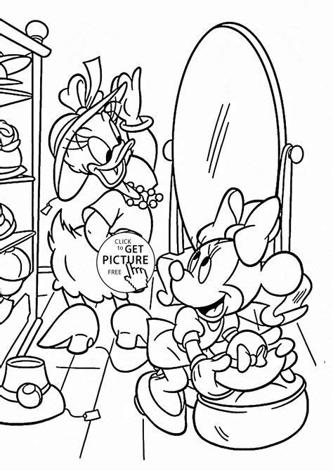 Daisy duck (22) pluto (13) goofy (19. Minnie Mouse and Daisy Duck shopping coloring page for ...