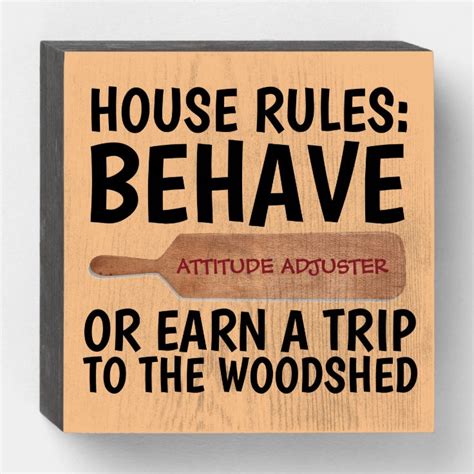 Spanking Funny Country Rustic Woodshed Paddle Wooden Box Sign Zazzle