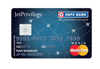 Rewardexpert.com may be compensated by credit card issuers whose offers appear on the site. JetPrivilege HDFC Bank Credit Cards (Titanium/Platinum/World) - CardExpert