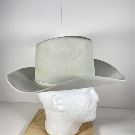 Resistol 4x Beaver Silver Self Conforming Western Cowboy Hat Size 7 Ebay