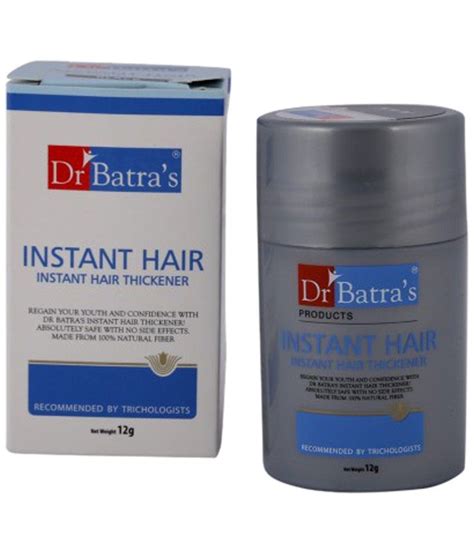 Hair treatment at dr batra's™. Dr. Batra's Instant Hair Thickener (12 g): Buy Dr. Batra's ...