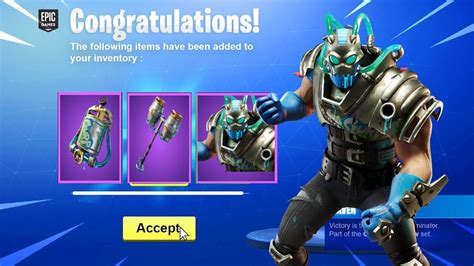 Fortnite New Big Chuggus Epic Outfit Double Tap Pickaxe Juggus Back