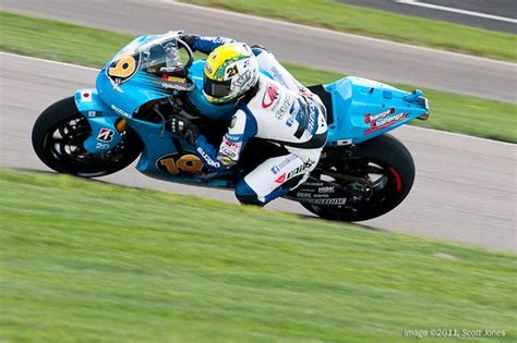 Elena Myers Rides The Brickyard On The Suzuki Gsv R Asphalt And Rubber