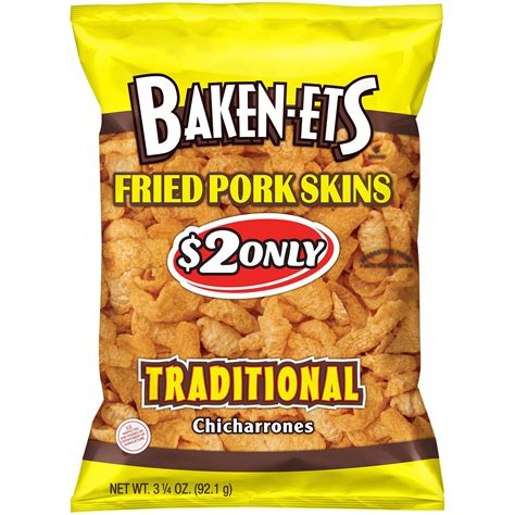 Baken Ets Traditional Fried Pork Skins 325 Oz