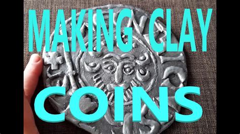 How To Make A Clay Coin Youtube