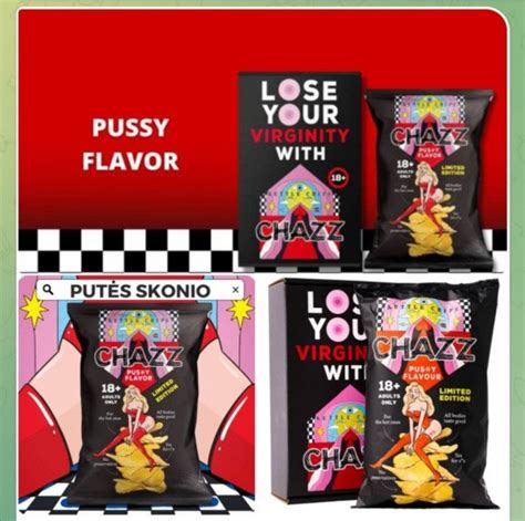 Pussy Flavor Potato Chips Chazz Adult Only 1 Pack 90 Grams Etsy Uk