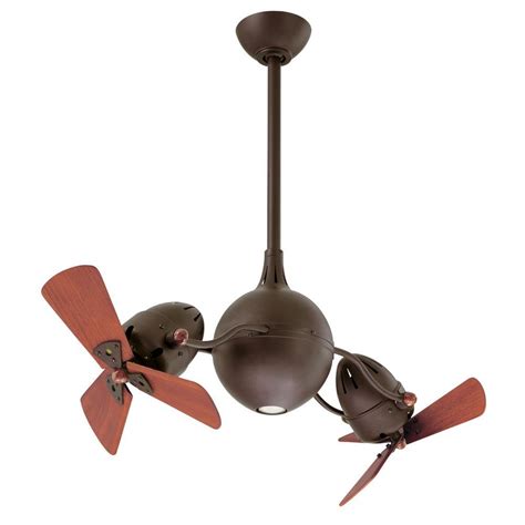 Ceiling fans that include a light are the most popular type of fan. Gale Series 14 in. Textured Bronze Indoor Halogen Double ...