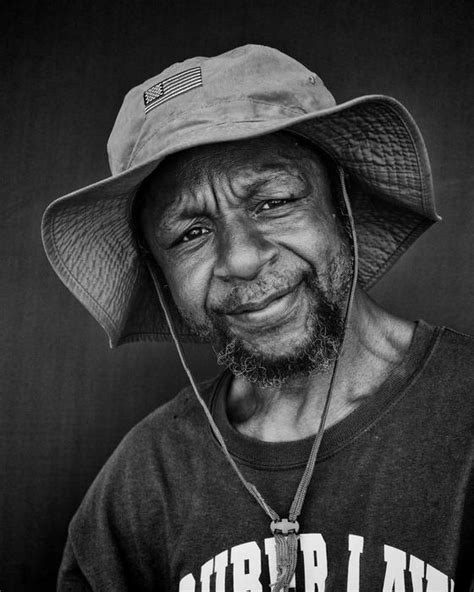Black And White Portrait Man Hat Free Image Download