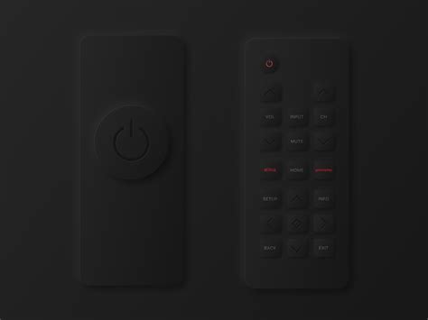 Remote Control with Neumorphism by Matheus Gois on Dribbble