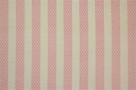 1960s Vintage Wallpaper Pink And White Stripe By The Yard Etsy