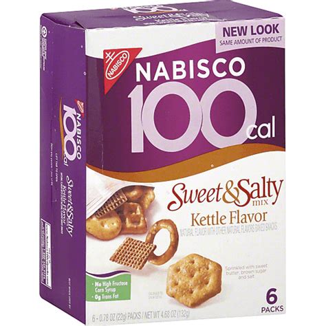 Nabisco 100 Cal Sweet And Salty Mix Kettle Flavor Baked Snacks 6 Pk