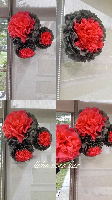 74 ide kreatif cara membuat bunga stoking yang indah dan menawan nylon stocking flower. DIY | Bunga Kertas Besar Untuk Pelamin - Nora.Liza