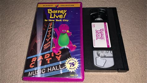 Opening To Barney Live In New York City 2000 Vhs Lyrick Studios Copy