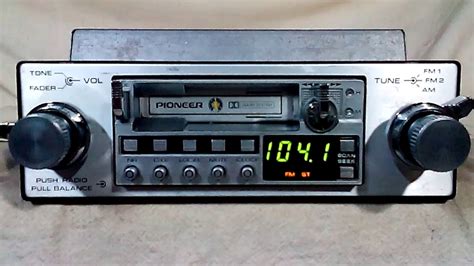 Vintage Pioneer Ke 5000 Amfm Cassette Car Stereo 2 Old School Rare