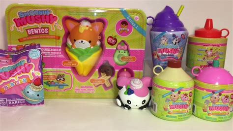 Smooshy Mushy Squishies Sassy Fussy Fox Bento Mystery Containers Blind Bag Opening Review Youtube