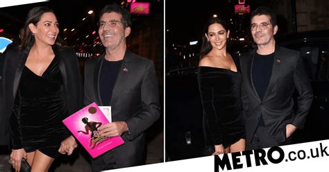 simon cowell and lauren silverman look loved up on date night metro news