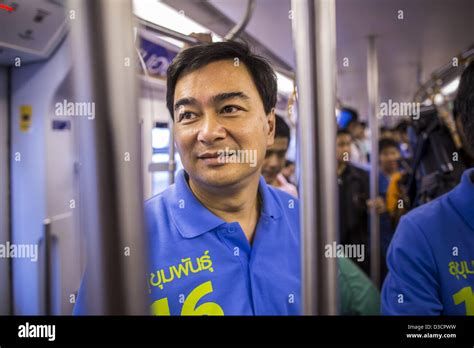 Feb 16 2013 Bangkok Thailand Abhisit Vejjajiva Former Prime