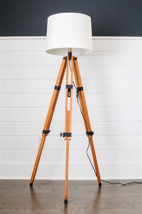 Blackwood table lamp base tripod medium tall 25cm | etsy. How to Make a Floor Lamp out of a Tripod - Joyful Derivatives | Diy floor lamp, Tripod floor ...