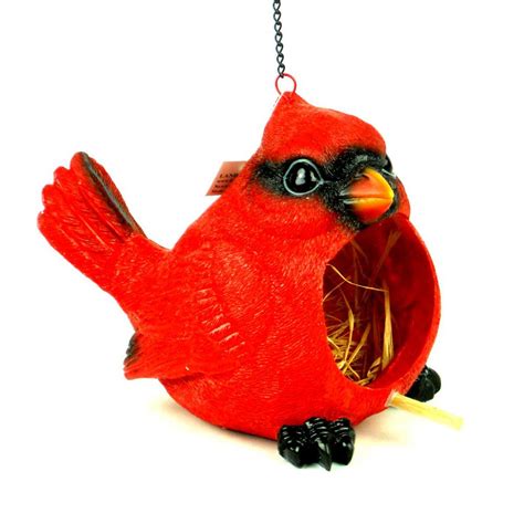 Cardinal bird house | bird houses, cardinals and bird. Red Cardinal Birdhouse-LS817CB1 - The Home Depot