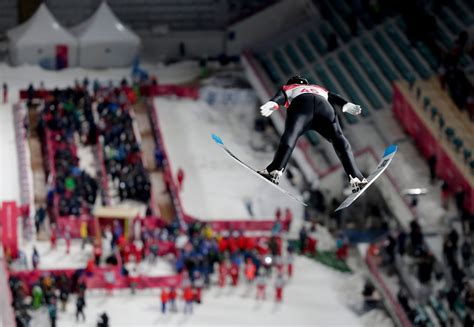 Mens Olympic Normal Hill Individual Ski Jumping Event