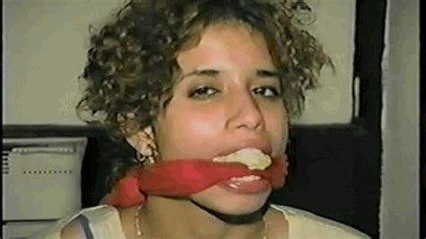 22 Year Old Latina Housewife Is Mouth Stuffed Handgagged Cleave Gagged Blindfolded And Bare
