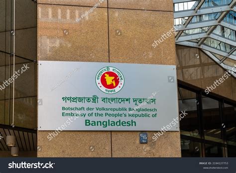 Berlin Moabit 2022 Embassy Bangladesh Diplomatic Stock Photo 2194127753