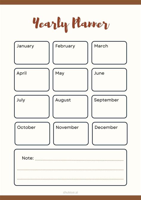 24 Best Free Printable Yearly Planner Templates For 2023 Shuteye