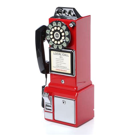 Vintage Pay Phone Old Style Retro Look Telephone Coin 1950 Payphone