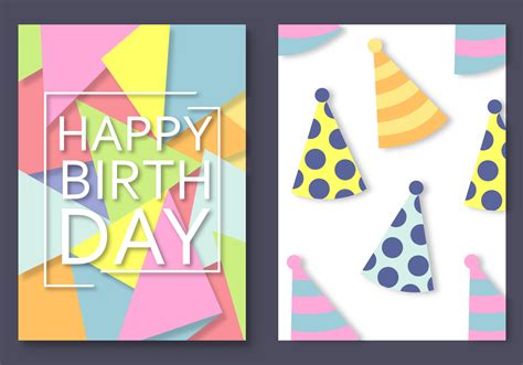 Free Happy Birthday Card Vector 121965 Vector Art At Vecteezy