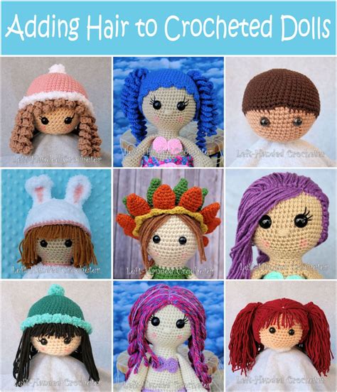 How To Put Hair On A Crochet Doll Cannon Pluence
